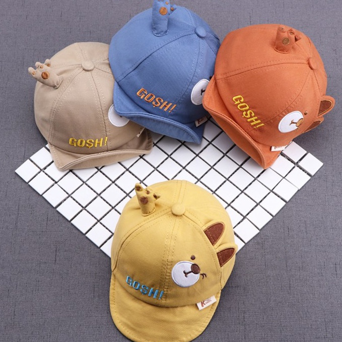 TRC542 Dikon  BISA COD REAL PICT TOPI GOSH BERUANG etc TOPI ANAK IMPOR BERKUALITAS