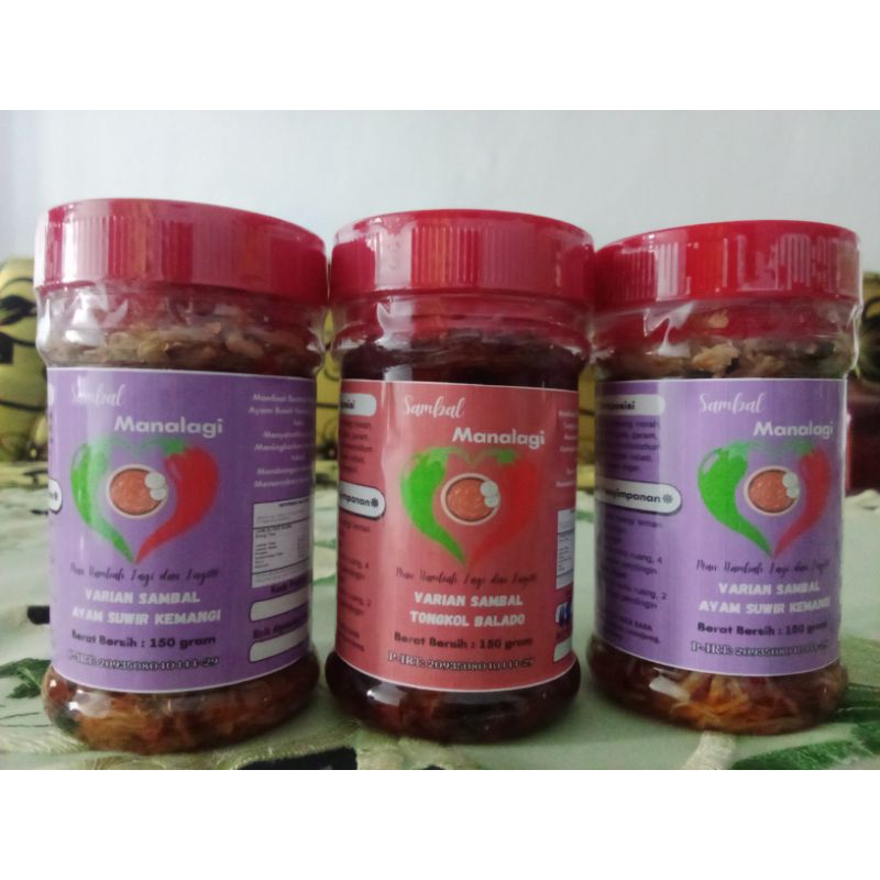 

SAMBAL MANALAGI KEMASAN BOTOL