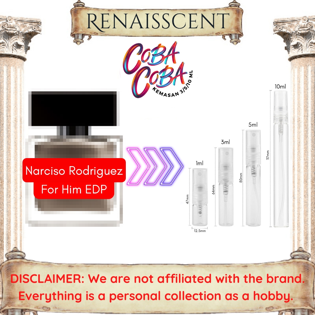 Decant Narciso Rodriguez For Him EDP - Rare