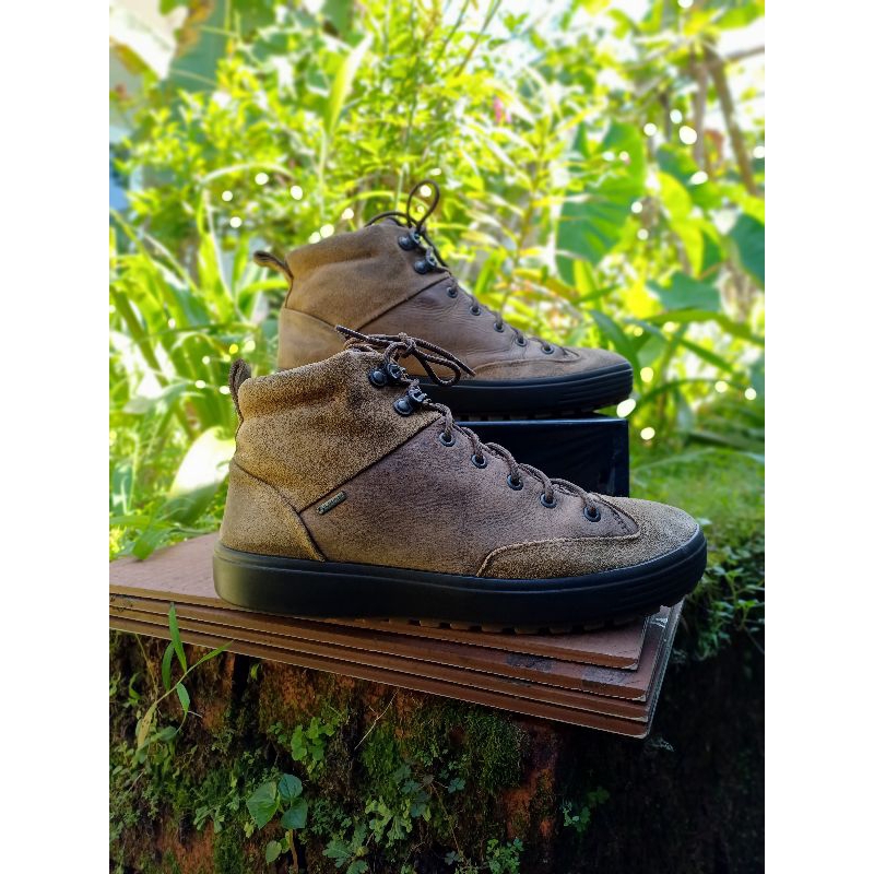 sepatu goretex mulus ecco boots 43