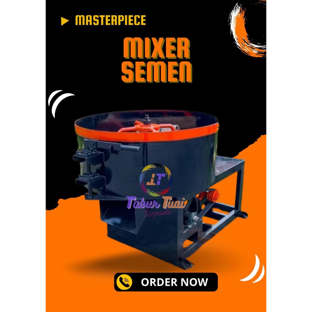 Mixer Adukan Semen untuk Pembuatan Beton/Batako/Paving Block dll