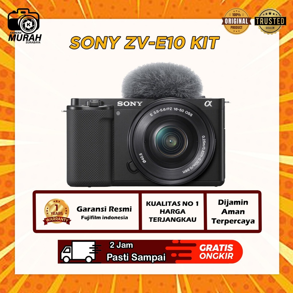 Sony ZV-E10 KAMERA MIRRORLES / SONY ZVE10