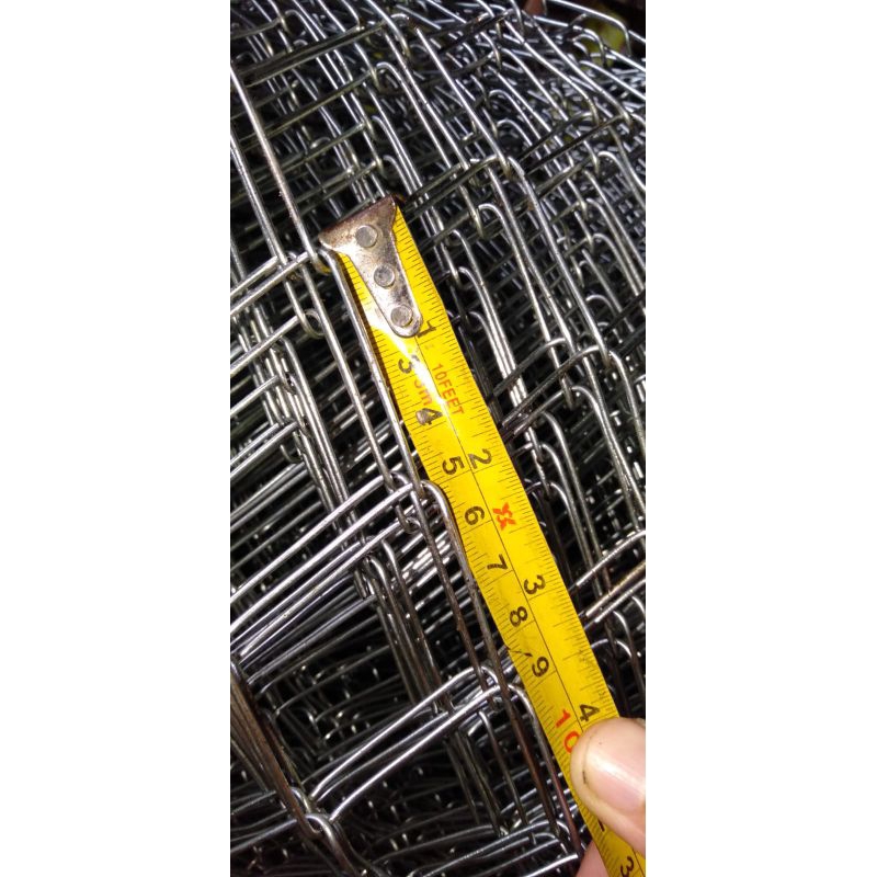 Bamboogrove_ Kawat Pagar Harmonika Galvanis Anti Karat Ram Wajik Anyam Ukuran 1,6 Mm /5 Cm Pagar