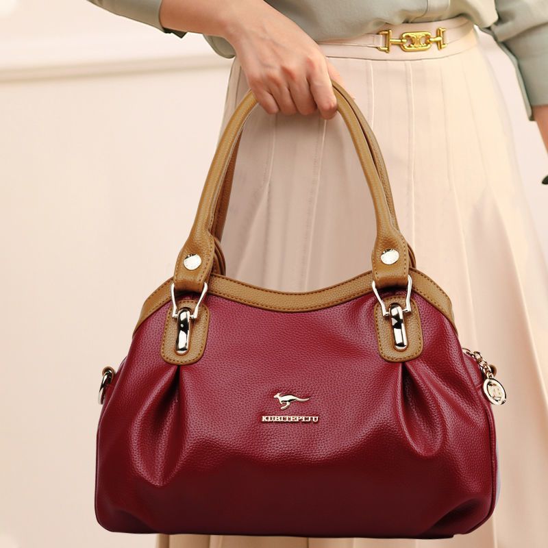 Tas Handbag Wanita Bahan Kulit Kagura Bag Import Korean Style ShoulderBag Tas Kondangan Terbaru