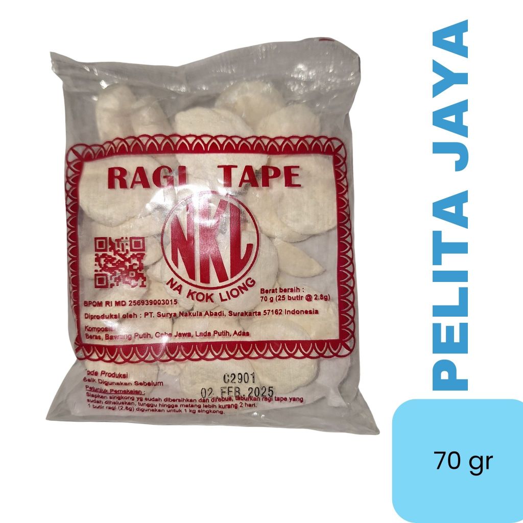 

RAGI TAPE CAP NKL 70 GRAM