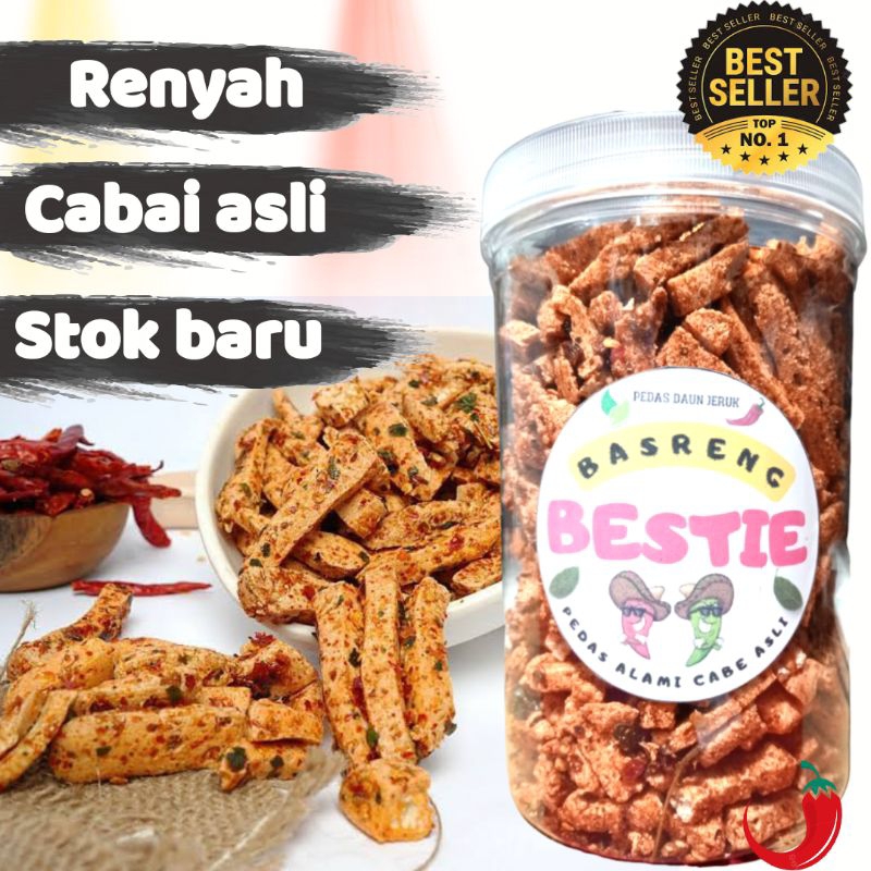 

Basreng pedas daun jeruk