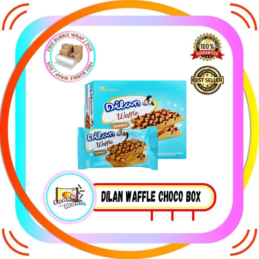 

Dilan Chocolate Waffle Bolu 16 gr x 12 pcs BOX Wafer Coklat Soft Cake