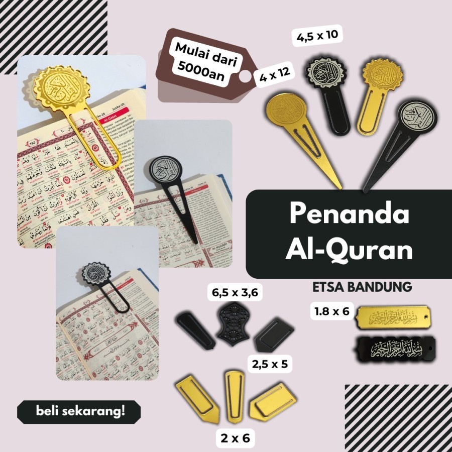 

Penanda Alquran Bookmark Akrilik High Quality
