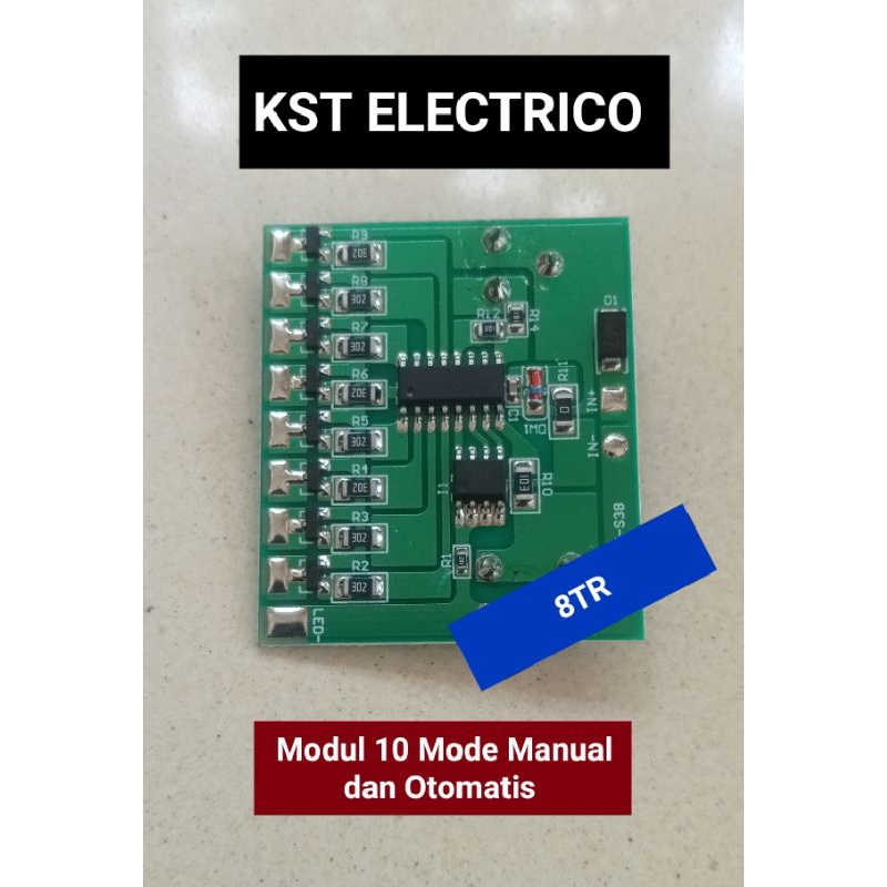 MODUL STOPLAM RUNNING 8TR 10 MODE MANUAL DAN OTOMATIS