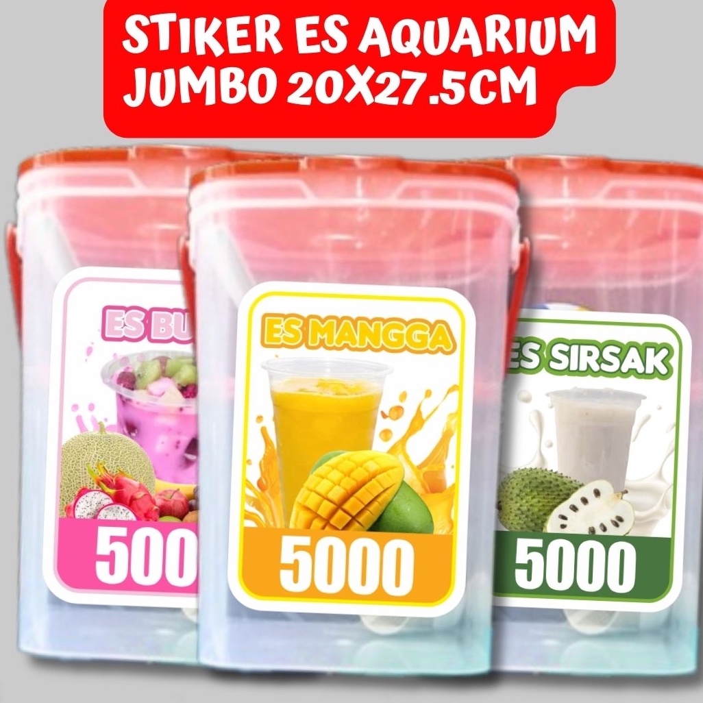 

FSP974 TERMURAH Stiker Termos Aesthetic Tahan Air Stiker Es Aquarium 2x275cm Jumbo