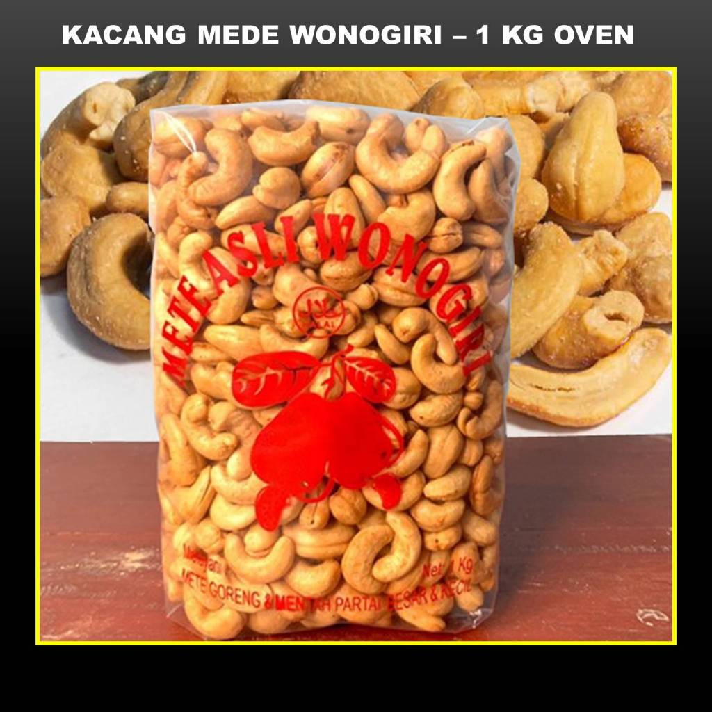 

kacang mede panggang PREMIUM mete oven asin bawang 1 kg