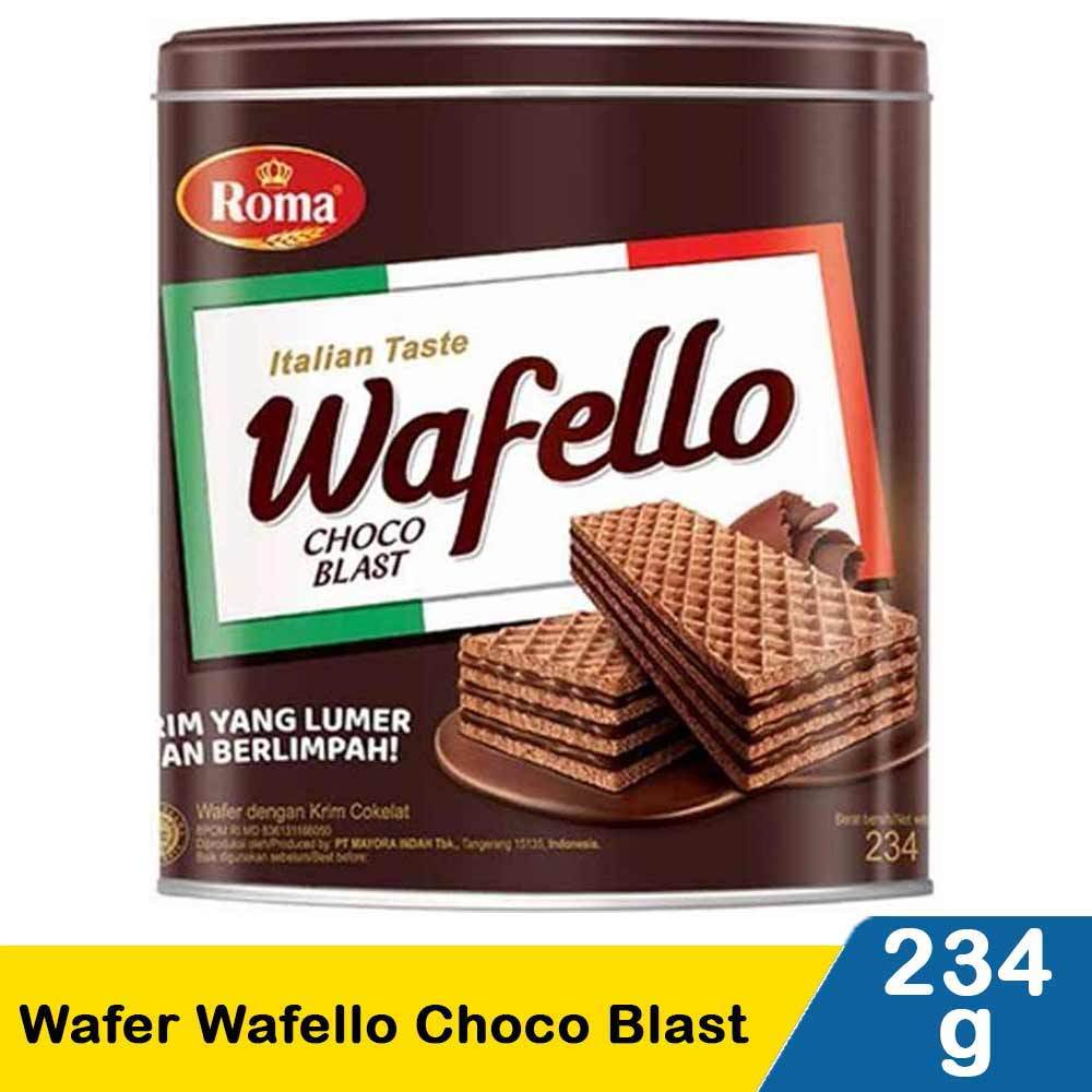 

Roma Wafello Choco Blast Wafer Krim Coklat 234gr