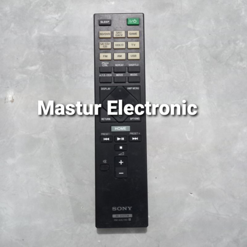 REMOTE REMOT DVD HOME THEATER SONY RM-AAU190 ORIGINAL