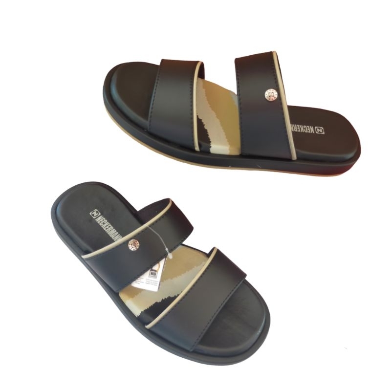 sendal pria original Neckermann chico-302 hitam