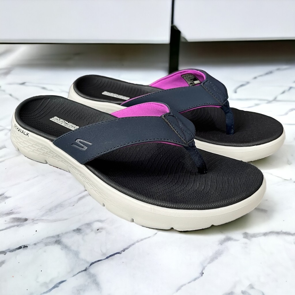 Skechers Go Walk Flex Sandal Jepit Wanita ORIGINAL