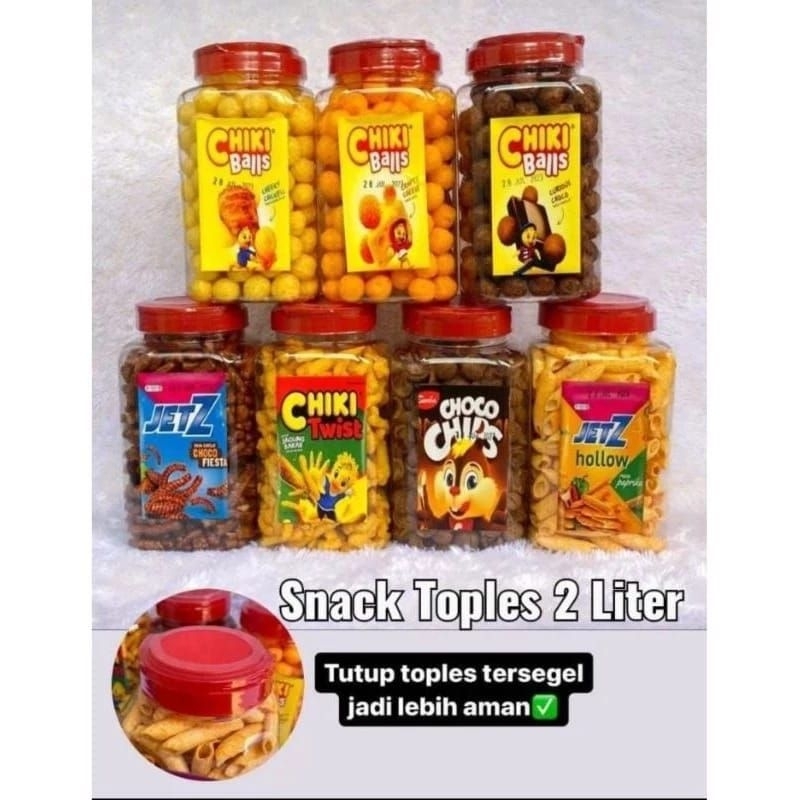 

SNACK TOPLES 2L Chiki ball / Jet Z / Chiki Twist / Siip / Dilan / Yupi