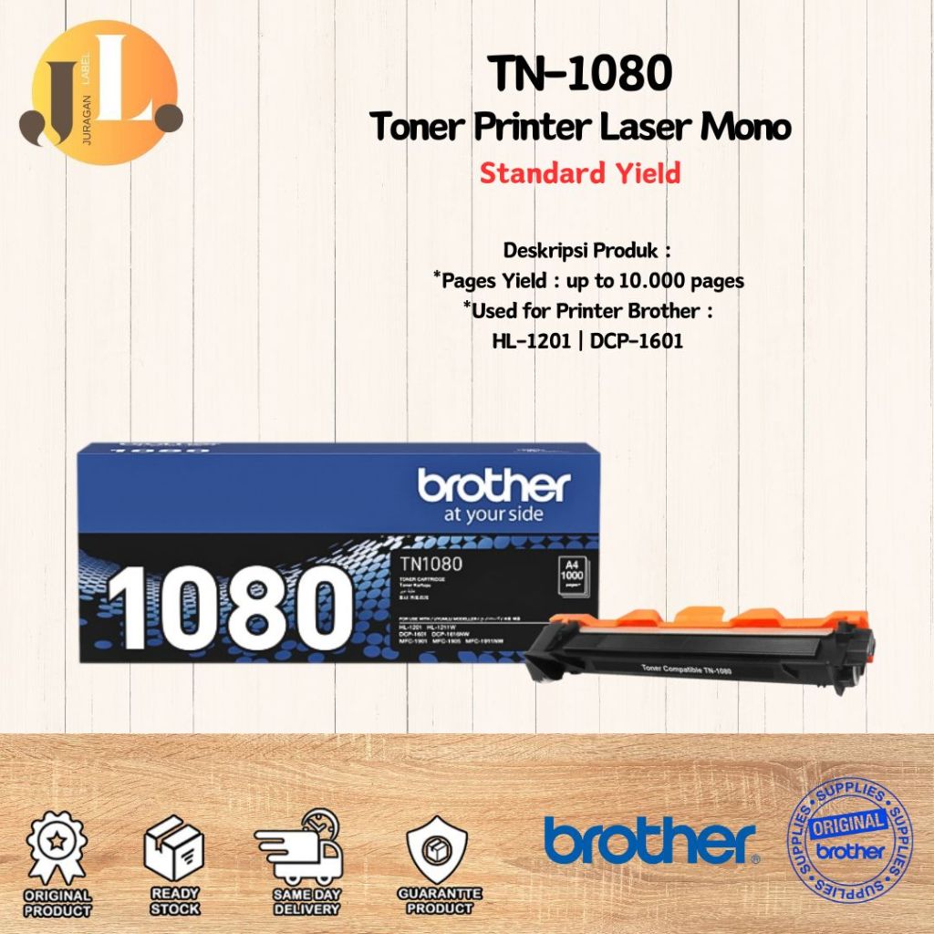 Toner Brother TN-1080 Black Original TN1080