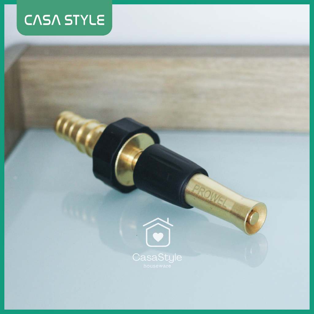 ⌊CASA⌉ Kepala Semprotan Air Lurus Kuningan Besar / Hose Nozzle Spray / Semprotan Taman