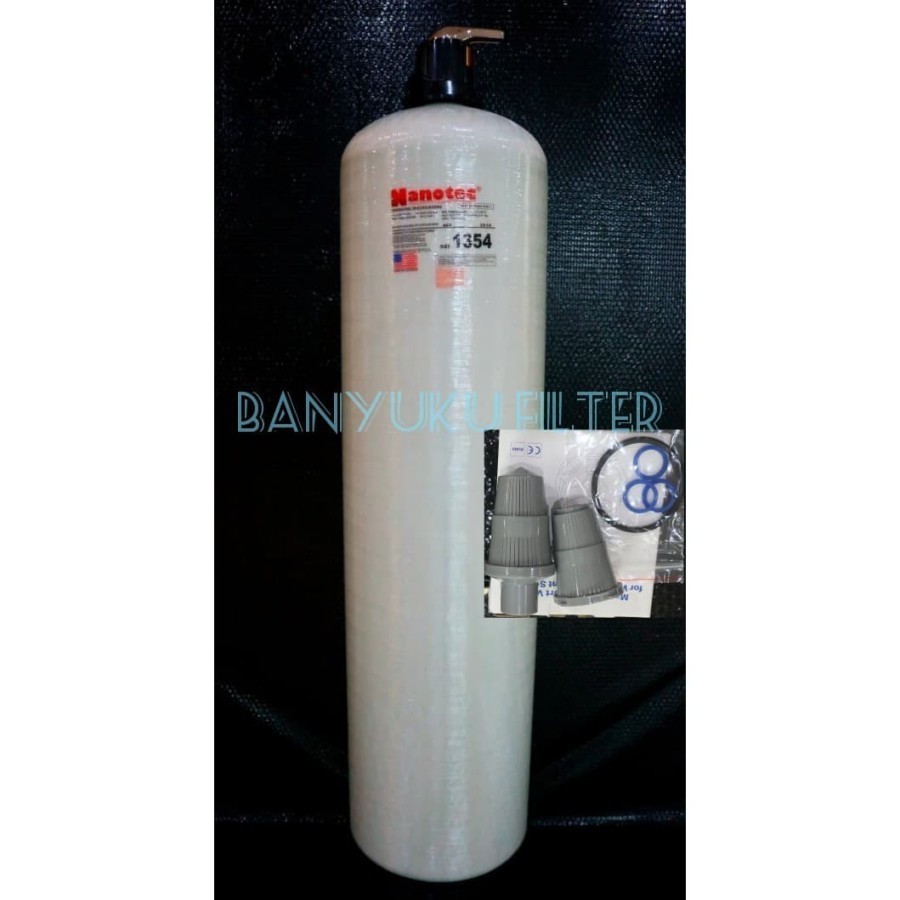 Frp tank / tanki filter air 1354 / tabung media 1354 / FRP 1354 + 3WAY