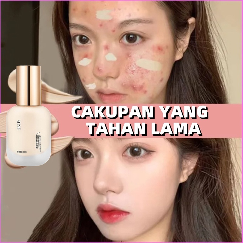 Dempul Wajah Tahan Air Concealer Tahan Lama Liquid Foundation BB Cream Alas Bedak Concealer Tembus P