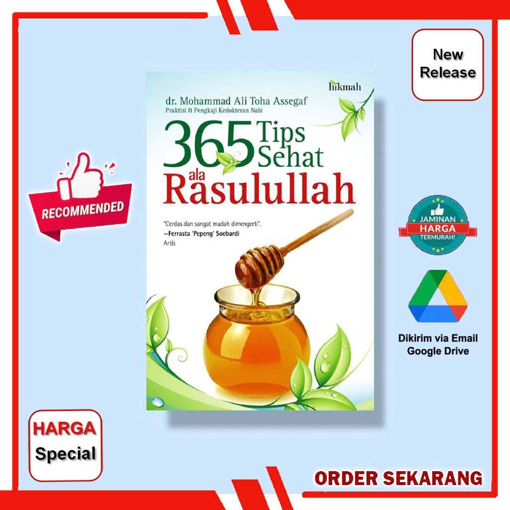 

PROMO!! 365 Tips Sehat ala Rasulullah