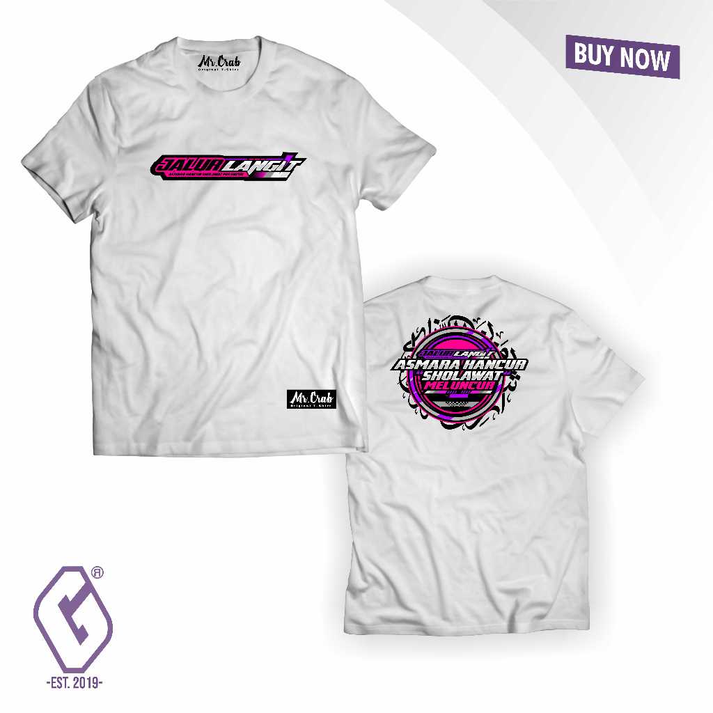 kaos plesetan jalur langit / baju distro kata-kata