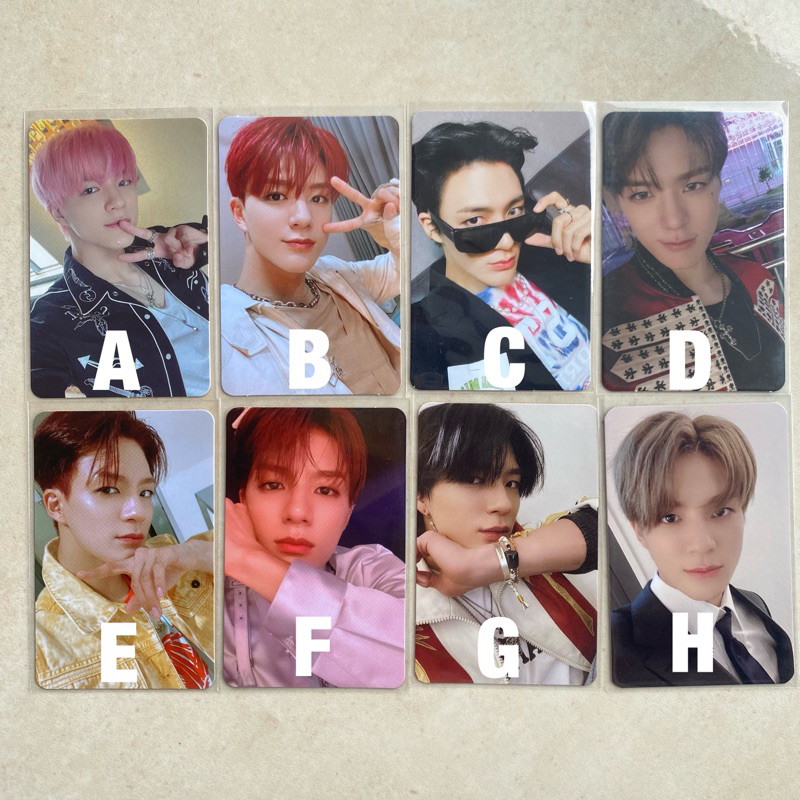ORIGINAL photocard album jeno (glitch mode, hot sauce, hello future, reload, resonance)