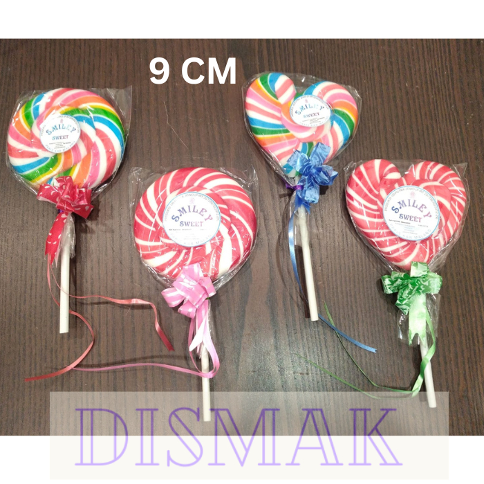 

Permen Lolipop Smiley Sweet Warna Warni 9 CM