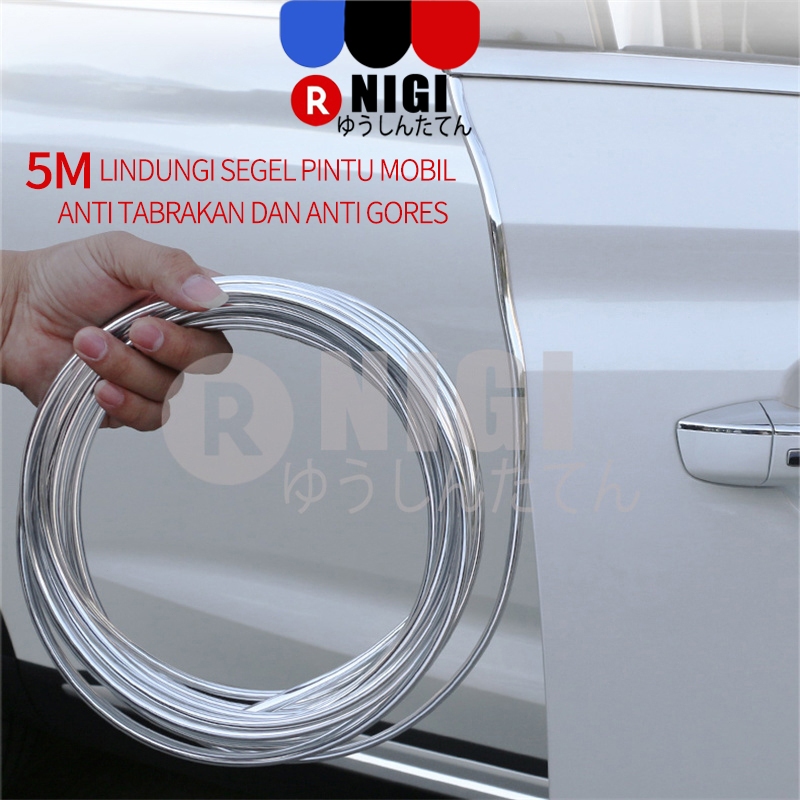 NIGI Seal Strip Pintu Mobil Pelindung Pintu Mobil Lis Karet Pintu Mobil