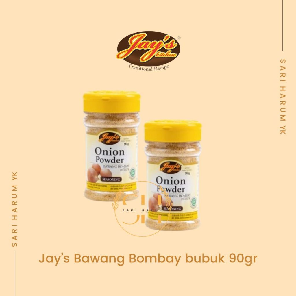 

Bawang bombay bubuk 90gr Jays
