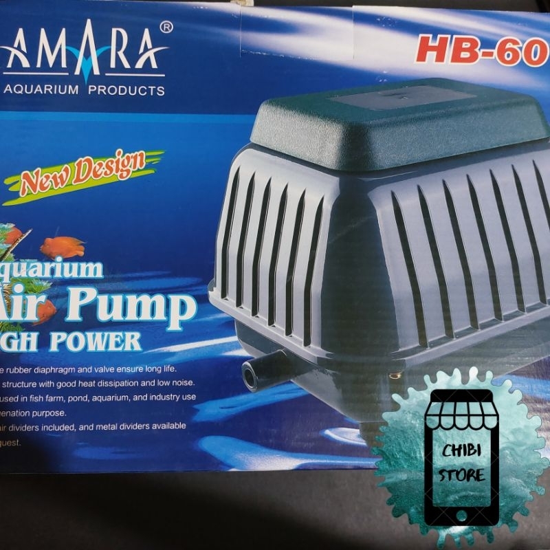 MESIN AERATOR AMARA HB-60 / MESIN OKSIGEN GELEMBUNG AIR BLOWER AMARA HB 60 / MESIN AERATOR HIGH POWE