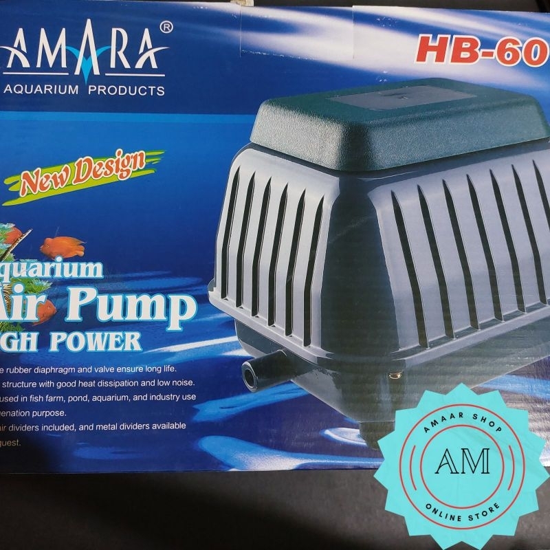 MESIN AERATOR AMARA HB-60 / MESIN OKSIGEN GELEMBUNG AIR BLOWER AMARA HB 60 / MESIN AERATOR HIGH POWE