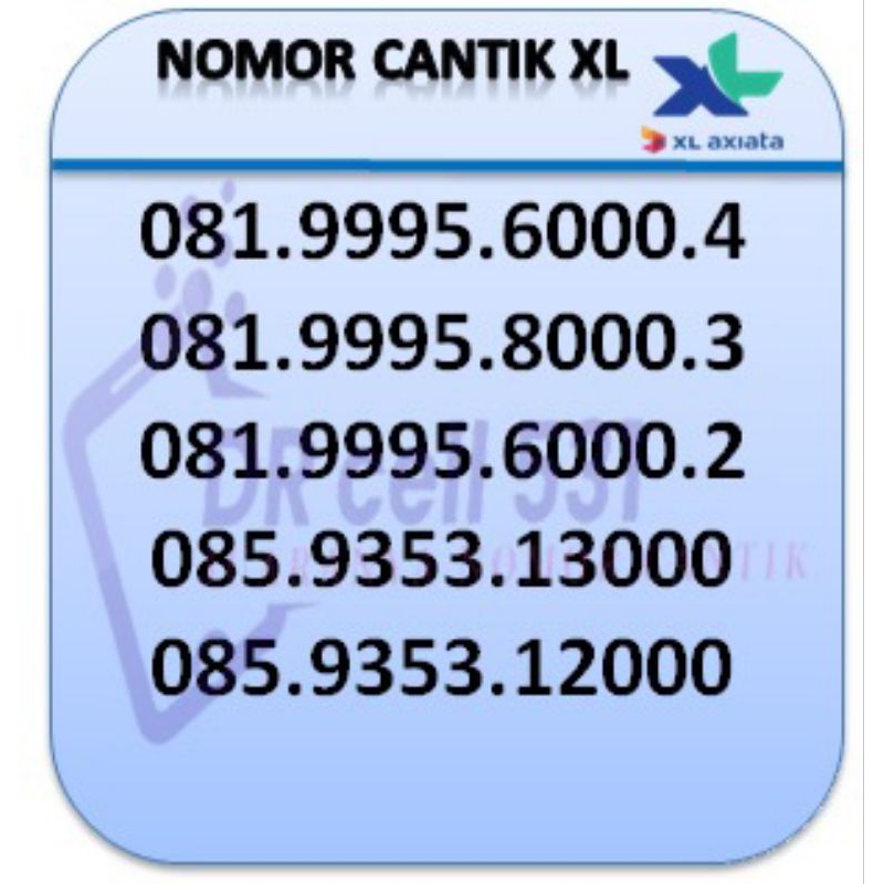 Nomor Cantik XL / Perdana XL