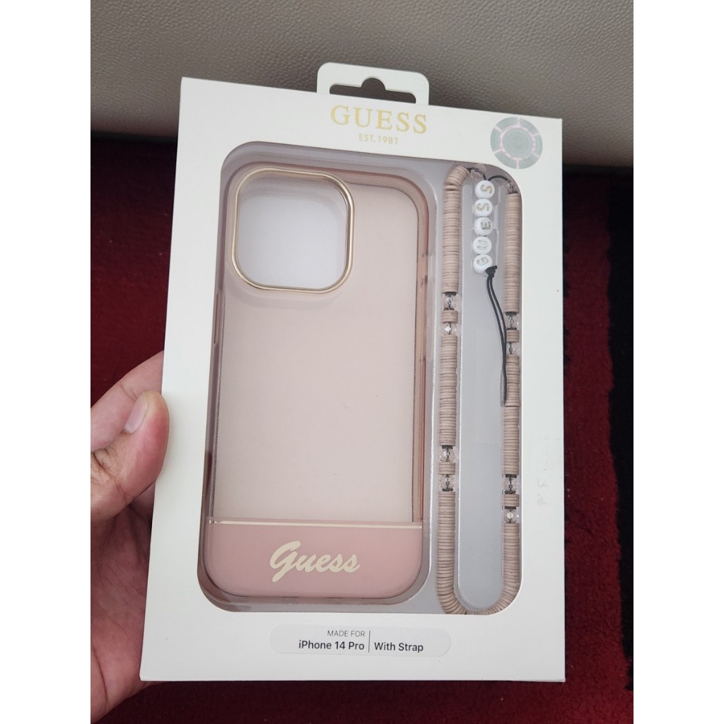 Iphone 14 Pro Case Guess IML Electro Cam Strap Original Second