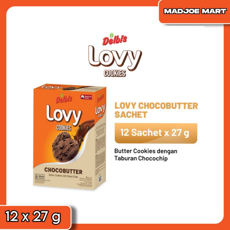 

LOVY Cookies Chocobutter Dus (12 Sachet x 27g)