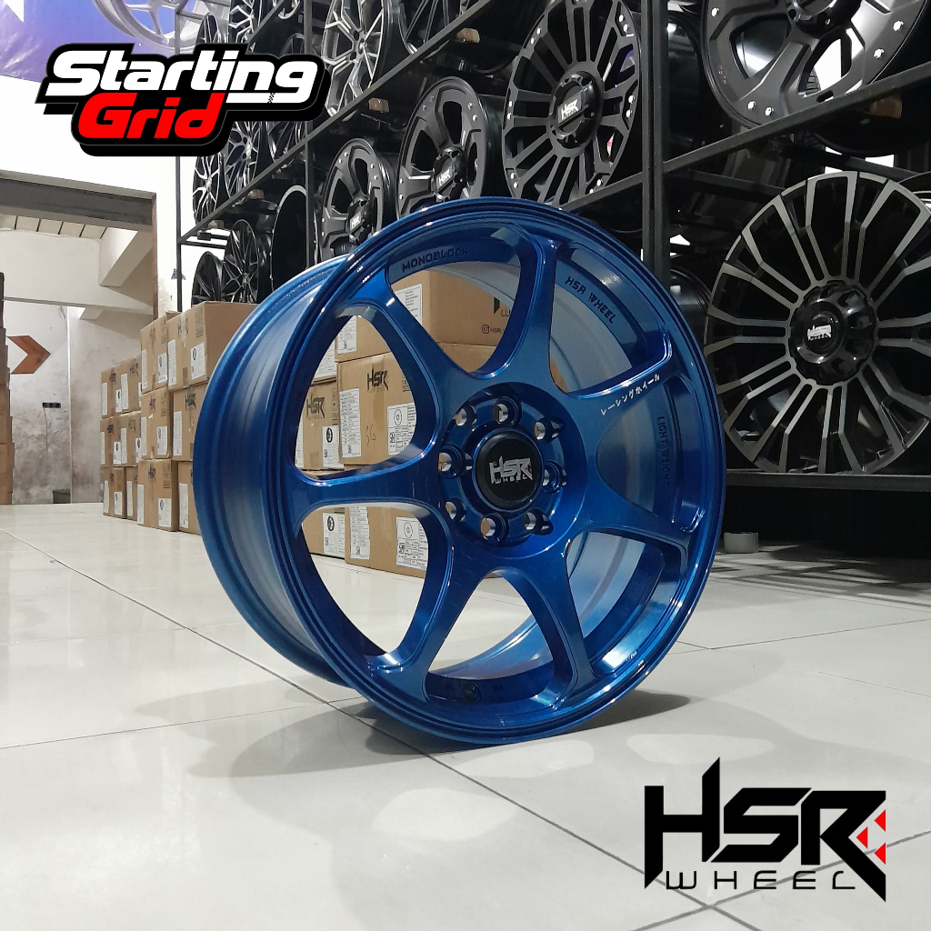 Velg Mobil HSR Ring 16 Untuk Brio, Ignis, Mobilio, Yaris, Vios, Avanza, Xenia, Alves, City, Baleno -