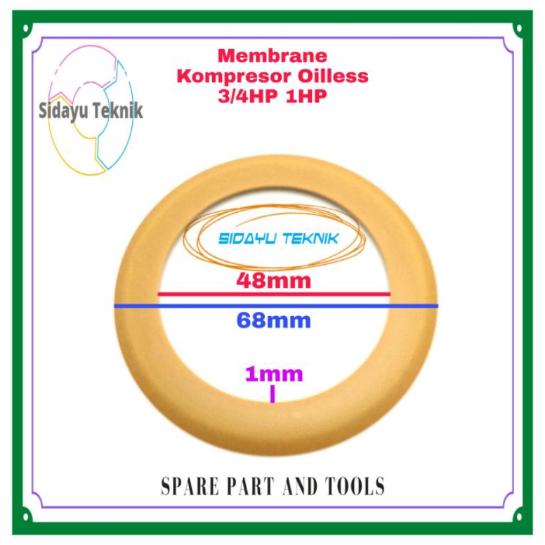 VIRAL Membran Ring Kompresor Silent 34HP 1HP 2pc