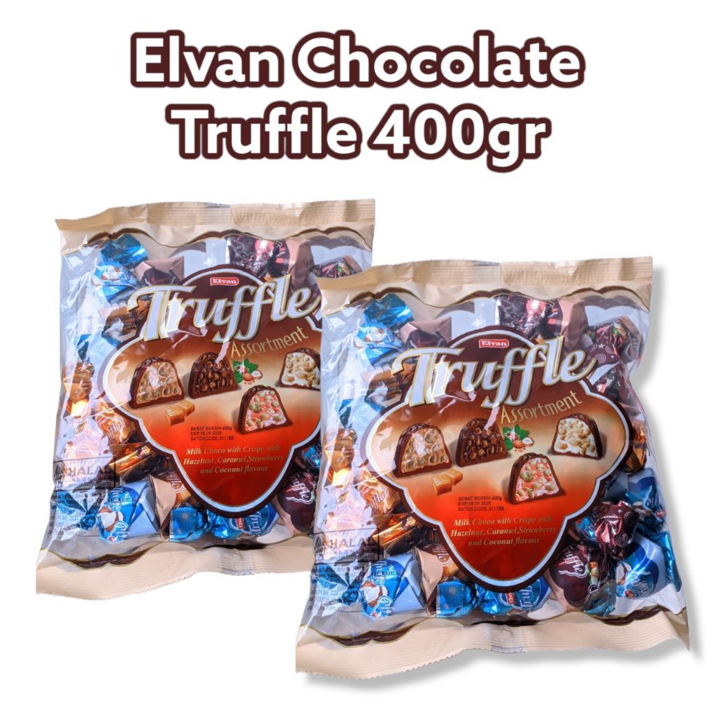 

ELVAN CHOCOLATE TRUFFLE 400GR COKLAT ARAB