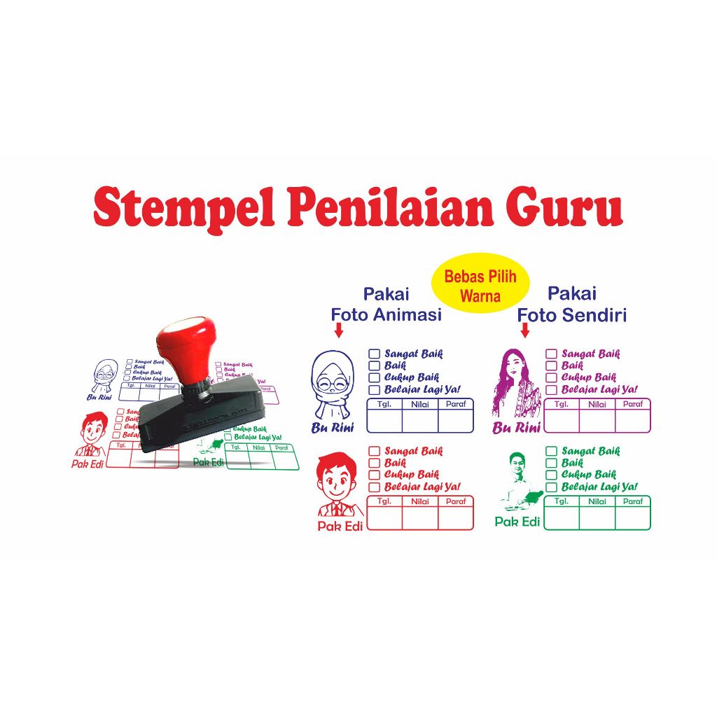 

stempel nilai guru
