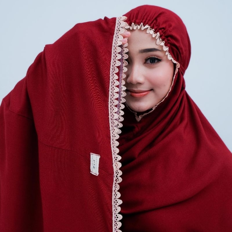 MUKENA DEWASA POLOS KATUN RAYON PREMIUM BELLA SERIES  UKURAN JUMBO , JAMINAN ADEM DIPAKAI