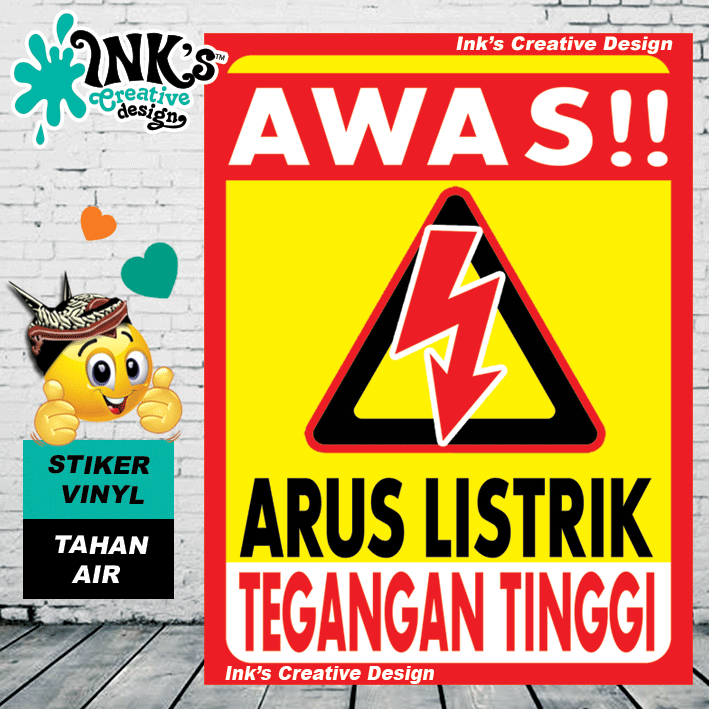 

Stiker Arus Listrik Tegangan Tinggi