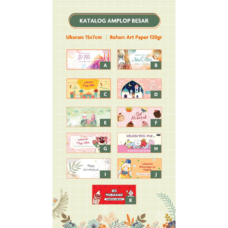 

Amplop Lebaran Besar (uang tanpa dilipat)