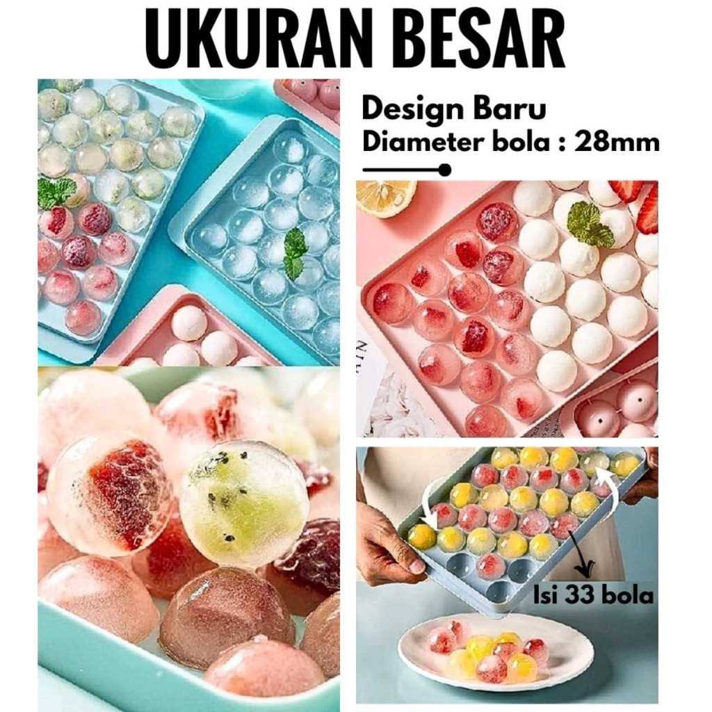 CETAKAN JELLY BULAT BESAR / CETAKAN JELLY BALL / CETAKAN ES JELLY BULAT / CETAKAN JELI