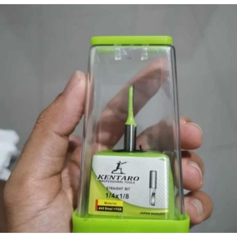 Mata Profil Straight Kentaro As 1/4" x 1/8" Mata Trimmer Straight Lurus