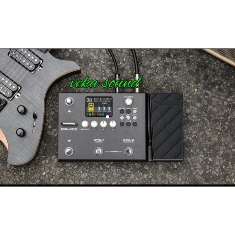 Nux MG400/MG-400/MG 400 Multi Effect Gitar Bass & Processor MG400