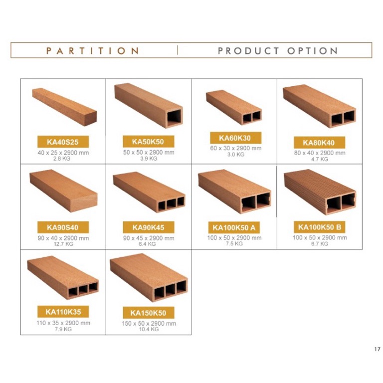 BEST PRODUCT Kisi Kisi WPC outoor kisi kisi wpc kayu asri WPC partisi outdoor