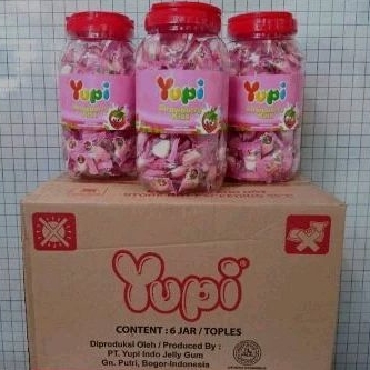 

yupi kemasan toples 300g