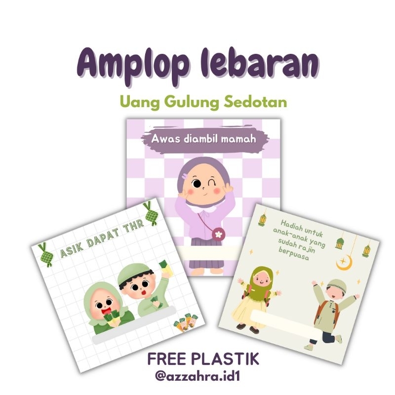 

[Part 2] Amplop lebaran | Amplop gulung