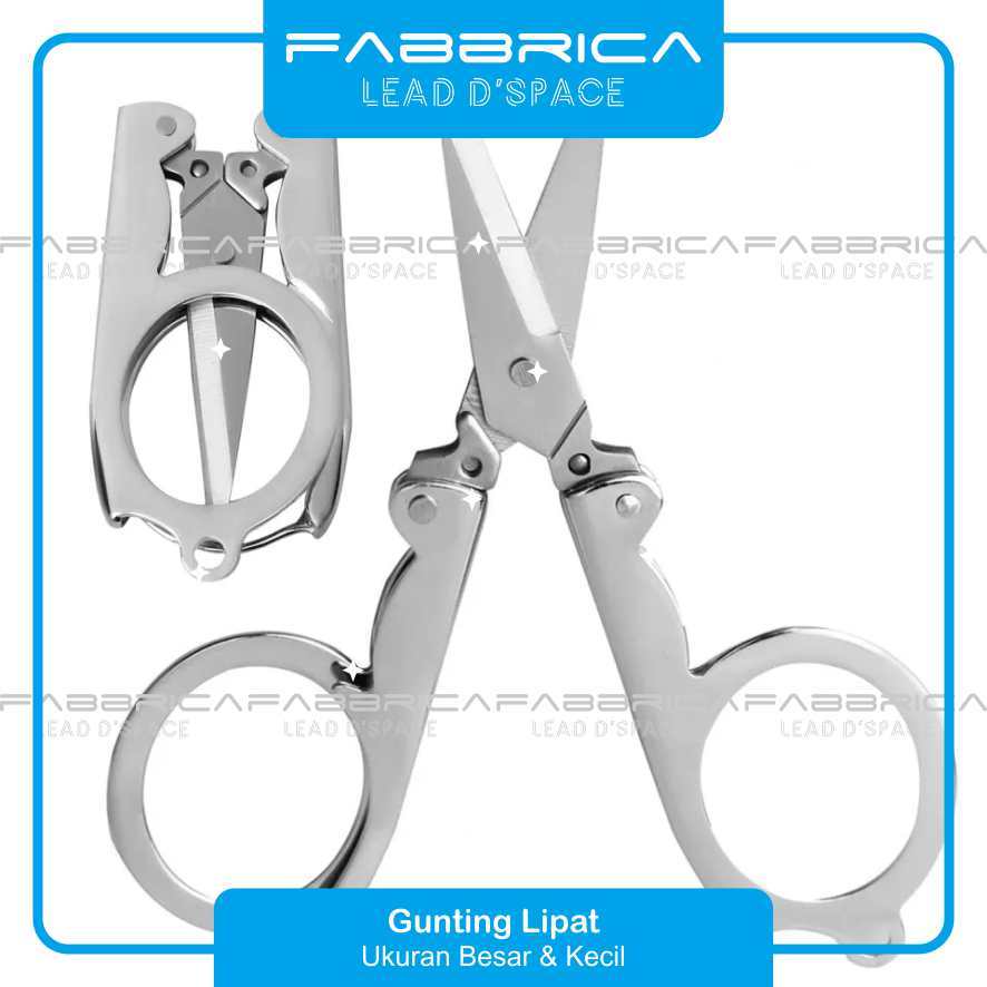 

Fabbrica - Gunting Lipat Besar Kecil Besi Stainless