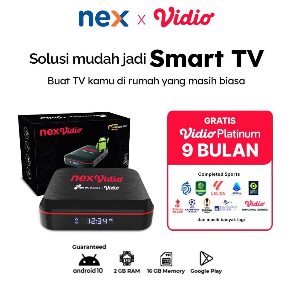 Paling Dicari Nex Parabola  NexVidio Android TV BOX